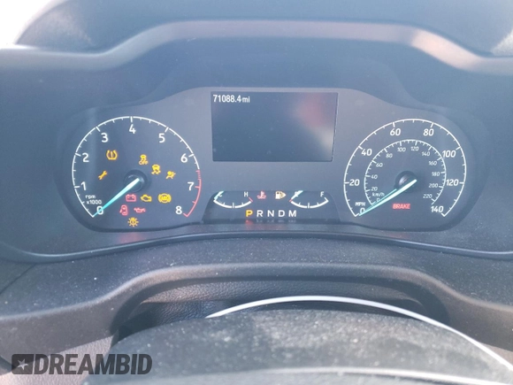 2023 Ford Transit Connect XL with VIN NM0LS7S29P1566853, listed as a Copart auction lot 48003585 with 71,088 mi miles and Salvage title. Bid and sale history available at DreamBid. Image 9.