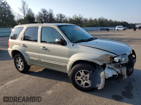 2005 Ford Escape Limited with VIN 1FMYU94195KB35872, listed as a Copart auction lot 63285755 with 145,638 mi miles and Salvage title. Bid and sale history available at DreamBid. Image 4.