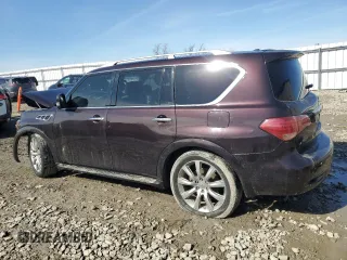 2011 Infiniti QX56 7-passenger with VIN JN8AZ2NE9B9005131, listed as a Copart auction lot 48237015 with 0 mi miles and Non Repairable. Bid and sale history available at carsss.com. Image 2.