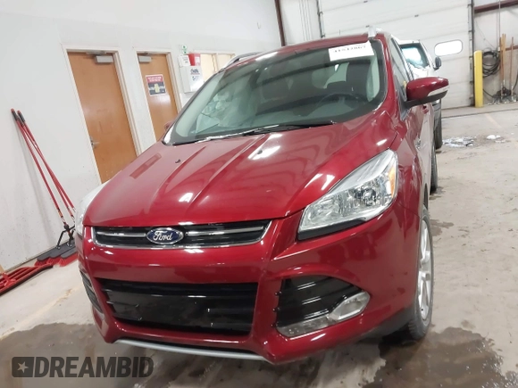 2014 Ford Escape Titanium with VIN 1FMCU9J9XEUA51732, listed as a IAAI auction lot 41542867 with 44,141 mi miles. Bid and sale history available at carsss.com. Image 12.