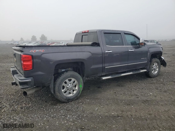 2015 Chevrolet Silverado 3500HD Built After Aug 14 LTZ with VIN 1GC4K0C82FF676758, listed as a Copart auction lot 77458684 with NaN miles and Salvage Title. Bid and sale history available at carsss.com. Image 3.