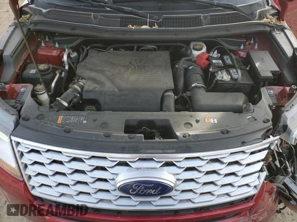 2018 Ford Explorer Platinum with VIN 1FM5K8HT0JGB63491, listed as a Copart auction lot 80154764 with 69,460 mi miles and Salvage Title. Bid and sale history available at carsss.com. Image 13.