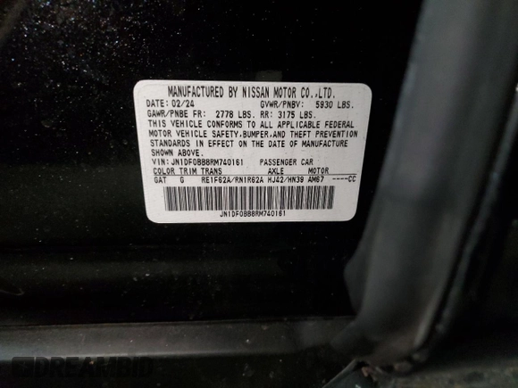 2024 Nissan ARIYA Engage+ z VIN JN1DF0BB8RM740161, wystawiony jako Copart lot #89213265 z przebiegiem 5 435 mil mil oraz Szkoda całkowita • Salvage title. Historia ofert i sprzedaży dostępna na DreamBid. Obrazek 14.