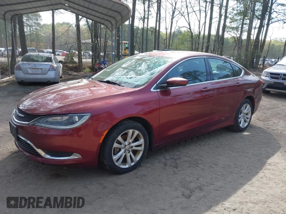 2015 Chrysler 200 Limited with VIN 1C3CCCAB6FN741128, listed as a IAAI auction lot 41933248 with 205,253 mi miles. Bid and sale history available at carsss.com. Image 17.