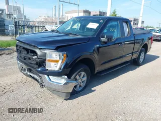 2021 Ford F-150 XL with VIN 1FTEX1EP3MFC93375, listed as a IAAI auction lot 42589933 with 65,132 mi miles and . Bid and sale history available at DreamBid. Image 2.