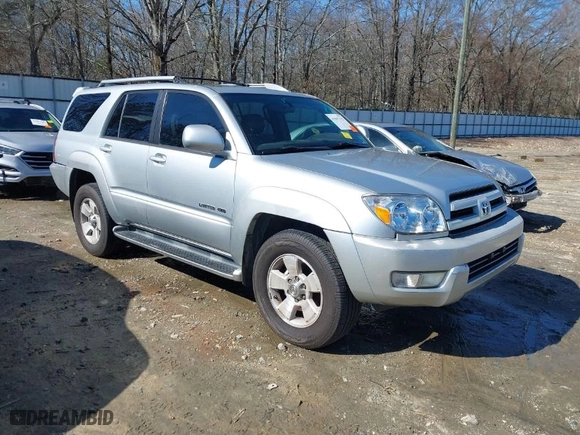 2004 Toyota 4Runner Limited with VIN JTEBU17R740036034, listed as a IAAI auction lot 41587335 with 199,884 mi miles. Bid and sale history available at carsss.com. Image 1.