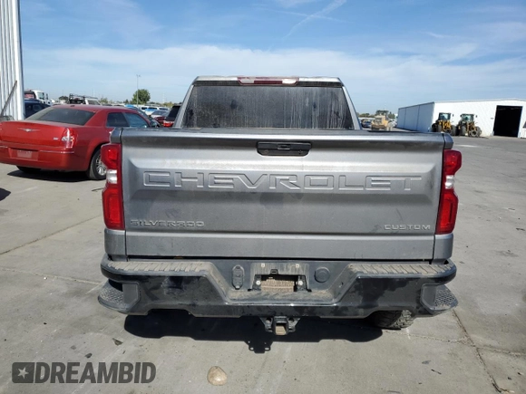 2021 Chevrolet Silverado 1500 Custom Trail Boss with VIN 1GCPYCEF5MZ430436, listed as a Copart auction lot 77466634 with 60,656 mi miles and Salvage Title. Bid and sale history available at DreamBid. Image 6.