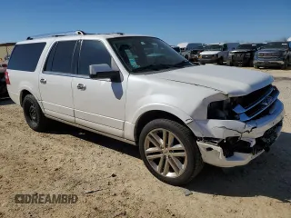 2015 Ford Expedition Max Limited with VIN 1FMJK1KTXFEF14263, listed as a Copart auction lot 46879985 with 76,440 mi miles and Salvage Title. Bid and sale history available at carsss.com. Image 4.