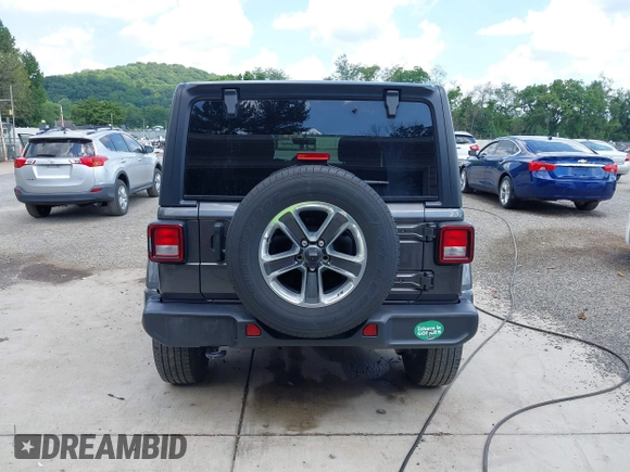 2022 Jeep Wrangler Unlimited Sahara Altitude z VIN 1C4HJXEG6NW103779, wystawiony jako IAAI lot #42563826 z przebiegiem 79 315 mil mil oraz . Historia ofert i sprzedaży dostępna na DreamBid. Obrazek 16.