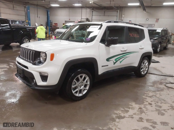 2023 Jeep Renegade Upland with VIN ZACNJDB13PPP12410, listed as a IAAI auction lot 41058636 with 12,730 mi miles. Bid and sale history available at carsss.com. Image 19.