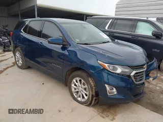 2020 Chevrolet Equinox LT z VIN 3GNAXKEV5LL211323, wystawiony jako IAAI lot #42115851 z przebiegiem 110 531 mil mil oraz . Historia ofert i sprzedaży dostępna na DreamBid. Obrazek 1.