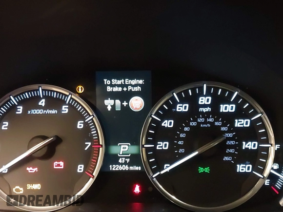 2016 Acura MDX with VIN 5FRYD4H21GB035516, listed as a IAAI auction lot 41242293 with 122,606 mi miles. Bid and sale history available at carsss.com. Image 7.