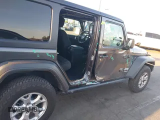 2021 Jeep Wrangler Unlimited Sport S z VIN 1C4HJXDG7MW583315, wystawiony jako IAAI lot #41827899 z przebiegiem 25 264 mil mil oraz . Historia ofert i sprzedaży dostępna na DreamBid. Obrazek 6.