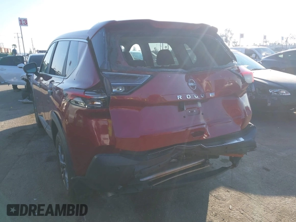 2023 Nissan Rogue S with VIN 5N1BT3AA6PC781815, listed as a IAAI auction lot 41459506 with 37,076 mi miles and . Bid and sale history available at carsss.com. Image 6.