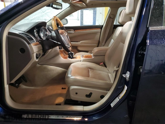 2014 Chrysler 300 with VIN 2C3CCAEG2EH105825, listed as a Copart auction lot 47056005 with 127,872 mi miles and Salvage Title. Bid and sale history available at carsss.com. Image 7.