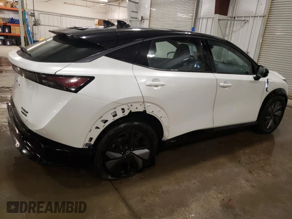 2023 Nissan ARIYA Platinum+ z VIN JN1DF0CD9PM701320, wystawiony jako Copart lot #86995114 z przebiegiem 12 770 mil mil oraz Szkoda całkowita • Salvage title. Historia ofert i sprzedaży dostępna na DreamBid. Obrazek 3.
