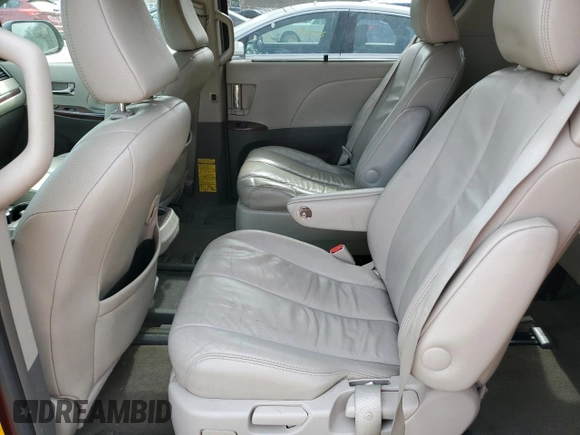 2012 Toyota Sienna XLE with VIN 5TDDK3DC2CS048425, listed as a Copart auction lot 48847955 with 165,631 mi miles and Salvage Title. Bid and sale history available at carsss.com. Image 10.