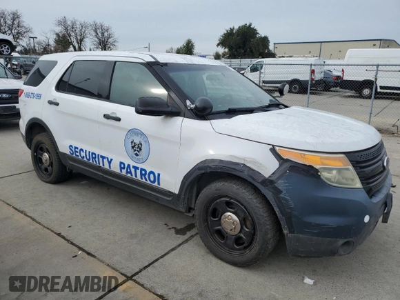 2013 Ford Utility Police Interceptor with VIN 1FM5K7AR2DGB08473, listed as a Copart auction lot 45728965 with 202,881 mi miles and Clean Title. Bid and sale history available at carsss.com. Image 4.