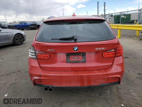 2014 BMW 3 Series 328i xDrive with VIN WBA3G7C57EKN37062, listed as a Copart auction lot 49487195 with 108,521 mi miles and Salvage Title. Bid and sale history available at carsss.com. Image 6.