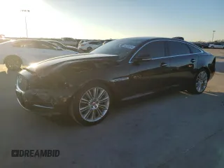 2015 Jaguar XJ with VIN SAJWA2GZ7F8V83492, listed as a Copart auction lot 43789355 with 132,020 mi miles and Salvage Title. Bid and sale history available at carsss.com. Image 1.