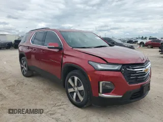 2022 Chevrolet Traverse LT Leather with VIN 1GNERHKW5NJ142008, listed as a Copart auction lot 69851374 with 50,224 mi miles and Salvage Title. Bid and sale history available at carsss.com. Image 4.
