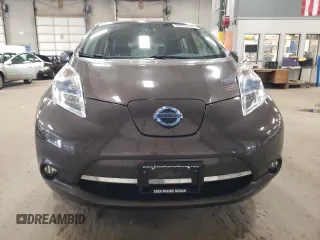 2016 Nissan LEAF S with VIN 1N4BZ0CP2GC308051, listed as a Copart auction lot 50314175 with 52,414 mi miles and Salvage Title. Bid and sale history available at carsss.com. Image 5.