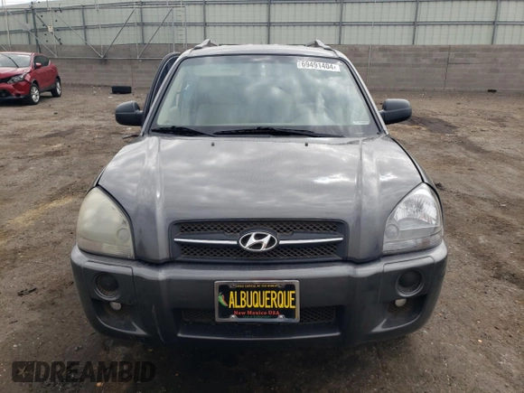 2007 Hyundai Tucson GLS with VIN KM8JM12B27U614351, listed as a Copart auction lot 69491404 with 127,278 mi miles and Salvage Title. Bid and sale history available at carsss.com. Image 5.