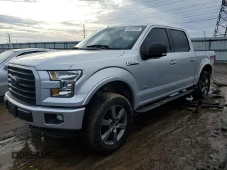 2015 Ford F-150 XLT with VIN 1FTEW1EP3FKD96289, listed as a Copart auction lot 46457355 with 116,917 mi miles and Salvage Title. Bid and sale history available at carsss.com. Image 1.