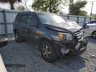 2006 Honda Pilot EX with VIN 5FNYF28406B020568, listed as a Copart auction lot 50340245 with Not Provided miles and Salvage Title. Bid and sale history available at DreamBid. Image 4.
