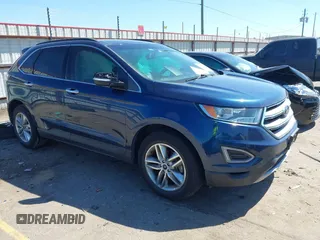2017 Ford Edge SEL with VIN 2FMPK3J96HBC43860, listed as a IAAI auction lot 41775444 with 95,266 mi miles. Bid and sale history available at carsss.com. Image 1.