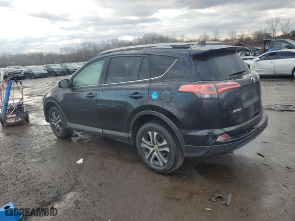 2018 Toyota RAV4 LE with VIN 2T3BFREV3JW787927, listed as a Copart auction lot 46825865 with 103,584 mi miles and Salvage Title. Bid and sale history available at carsss.com. Image 2.