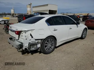 2014 Infiniti Q50 Premium z VIN JN1BV7AP4EM683628, wystawiony jako Copart lot #50084865 z przebiegiem 130 543 mil mil oraz Szkoda całkowita • Salvage title. Historia ofert i sprzedaży dostępna na DreamBid. Obrazek 3.
