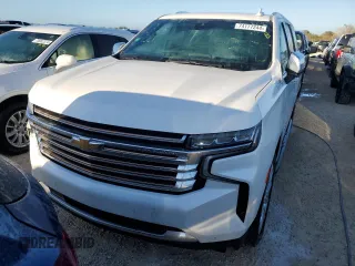 2022 Chevrolet Suburban High Country with VIN 1GNSKGKL3NR233657, listed as a Copart auction lot 74177244 with 9,111 mi miles and Salvage Title. Bid and sale history available at DreamBid. Image 5.