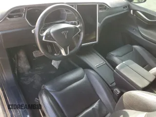 2016 Tesla Model X 70D with VIN 5YJXCAE2XGF001562, listed as a Copart auction lot 53539225 with 73,274 mi miles and Salvage Title. Bid and sale history available at carsss.com. Image 8.