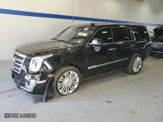 2018 Cadillac Escalade Platinum with VIN 1GYS3DKJ3JR173855, listed as a Copart auction lot 79454974 with 95,385 mi miles and Salvage Title. Bid and sale history available at carsss.com. Image 1.