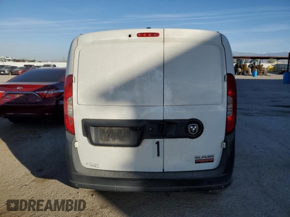 2019 Ram ProMaster City Wagon with VIN ZFBHRFAB3K6M17658, listed as a Copart auction lot 85723824 with 96,536 mi miles and Salvage Title. Bid and sale history available at carsss.com. Image 6.