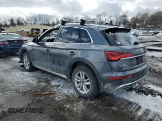 2023 Audi Q5 S line Premium with VIN WA1GAAFY3P2041102, listed as a Copart auction lot 45339405 with 0 mi miles and Salvage Title. Bid and sale history available at carsss.com. Image 2.
