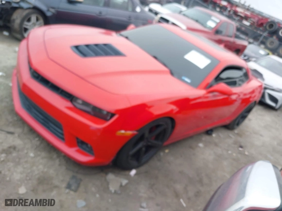 2015 Chevrolet Camaro SS with VIN 2G1FK1EJ0F9109349, listed as a IAAI auction lot 41543180 with 108,277 mi miles. Bid and sale history available at carsss.com. Image 2.
