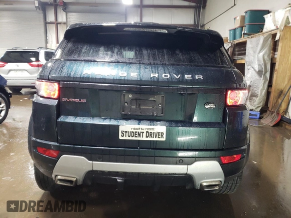 2013 Land Rover Range Rover Evoque Dynamic Premium with VIN SALVT2BG5DH743420, listed as a Copart auction lot 45893725 with 28,349 mi miles and Salvage title. Bid and sale history available at DreamBid. Image 6.