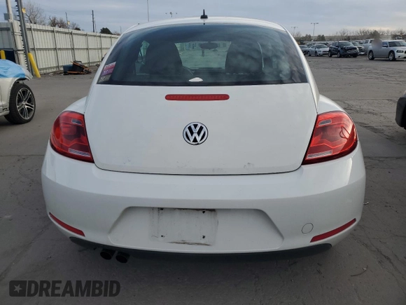 2013 Volkswagen Beetle Entry with VIN 3VWFP7AT5DM654385, listed as a Copart auction lot 48741515 with 47,029 mi miles and Salvage Title. Bid and sale history available at DreamBid. Image 6.