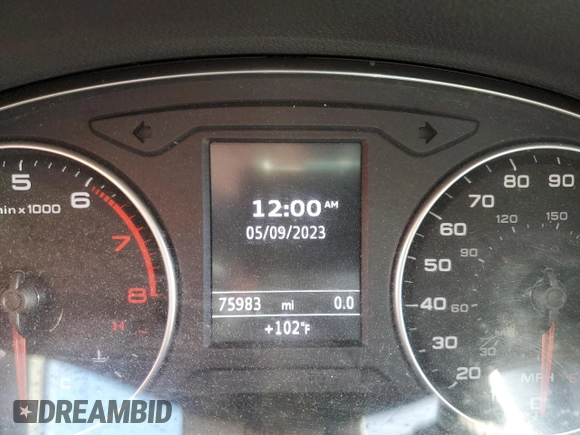 2015 Audi A3 1.8T Premium with VIN WAUACGFF9F1134554, listed as a Copart auction lot 60210563 with 75,983 mi miles. Bid and sale history available at carsss.com. Image 9.