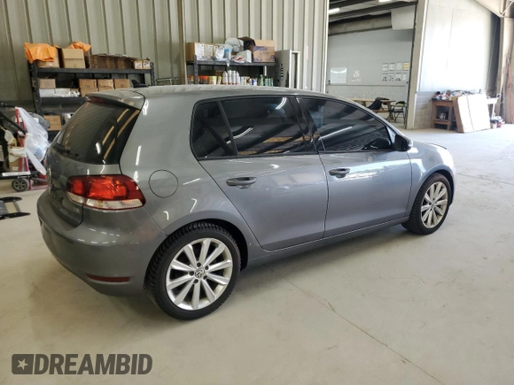 2013 Volkswagen Golf TDI with VIN WVWDM7AJ8DW125742, listed as a Copart auction lot 61609875 with 123,838 mi miles and Salvage title. Bid and sale history available at DreamBid. Image 3.