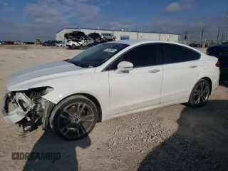 2017 Ford Fusion Titanium with VIN 3FA6P0K92HR335392, listed as a Copart auction lot 47507844 with 125,292 mi miles and Salvage Title. Bid and sale history available at carsss.com. Image 1.