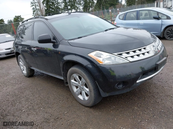 2007 Nissan Murano SL with VIN JN8AZ08T57W506072, listed as a IAAI auction lot 41820473 with 199,133 mi miles. Bid and sale history available at carsss.com. Image 1.
