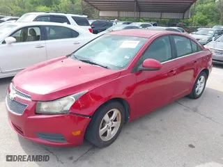 2011 Chevrolet Cruze LT w/1LT with VIN 1G1PF5S92B7120858, listed as a IAAI auction lot 41940108 with 134,456 mi miles. Bid and sale history available at carsss.com. Image 2.
