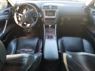 2006 Lexus IS 250 Manual with VIN JTHBK262865008252, listed as a Copart auction lot 84763724 with 140,277 mi miles and Salvage Title. Bid and sale history available at carsss.com. Image 8.