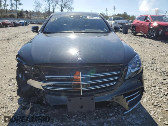 2020 Mercedes-Benz S with VIN W1KUG6GB1LA529033, listed as a Copart auction lot 41689754 with 21,612 mi miles and . Bid and sale history available at DreamBid. Image 5.