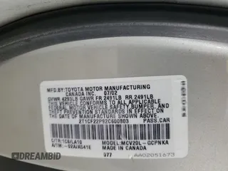 2002 Toyota Solara SE z VIN 2T1CF22P92C600803, wystawiony jako Copart lot #44815385 z przebiegiem 111 046 mil mil oraz Szkoda całkowita • Salvage title. Historia ofert i sprzedaży dostępna na DreamBid. Obrazek 12.
