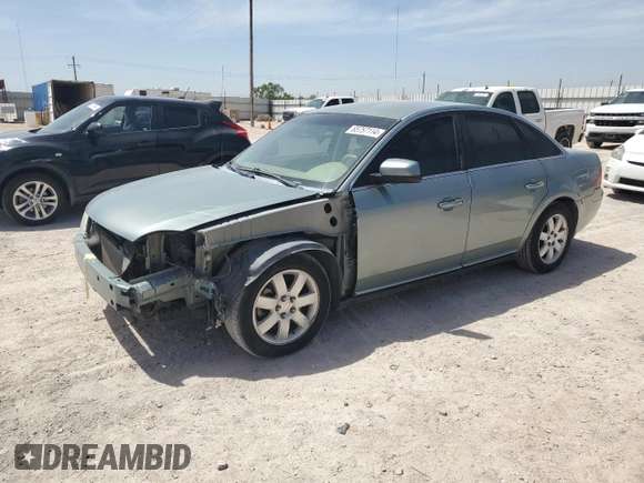 2006 Ford Five Hundred SEL with VIN 1FAHP24156G169689, listed as a Copart auction lot 71035144 with 107,486 mi miles and Salvage Title. Bid and sale history available at carsss.com. Image 1.