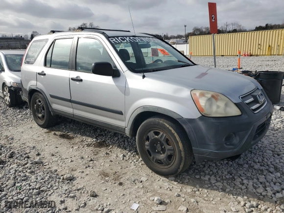 2005 Honda CR-V LX with VIN JHLRD68585C018091, listed as a Copart auction lot 44276815 with 206,143 mi miles and Clean Title. Bid and sale history available at carsss.com. Image 4.